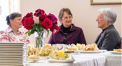 people at a reception