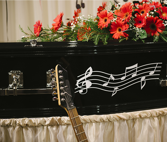 Musical Theme Coffin