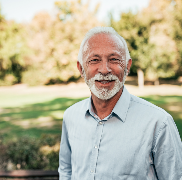 man smiling